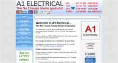 Desktop Screenshot of a1electrical.com