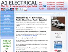 Tablet Screenshot of a1electrical.com